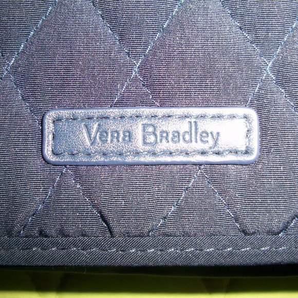 Vera Bradley Dark Blue Wristlet/Crossbody Wallet - Picture 2 of 15